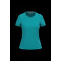 Camiseta antibacteriana mujer Teal Blue M
