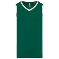 Camiseta de baloncesto para hombre Dark Green / White XXL
