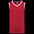Camiseta de baloncesto para hombre Sporty Red / White L