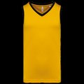 Camiseta de baloncesto para hombre Sporty Yellow / Black L