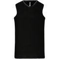 Camiseta baloncesto infantil poliéster Black 6/8 ans