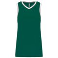Camiseta baloncesto para mujer Dark Green / White M