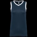 Camiseta baloncesto para mujer Navy / White S