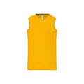 Camiseta baloncesto mujer poliéster Amarillo XL