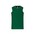 Camiseta baloncesto mujer poliéster Dark Kelly Green XS