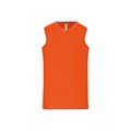 Camiseta baloncesto mujer poliéster Orange XXL