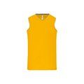 Camiseta baloncesto mujer poliéster Sporty Yellow S