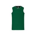 Camiseta baloncesto mujer poliéster Verde M