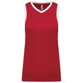 Camiseta baloncesto para mujer Sporty Red / White L