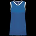 Camiseta baloncesto para mujer Sporty Royal Blue / White 3XL