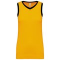 Camiseta baloncesto para mujer Sporty Yellow / Black XL