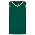 Camiseta de baloncesto para niños Dark Green / White 4/6 ans