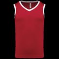 Camiseta de baloncesto para niños Sporty Red / White 12/14 Ans