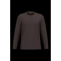 Camiseta básica de manga larga chico Chocolate 4Xl
