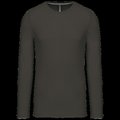 Camiseta básica de manga larga chico DARK GREY L