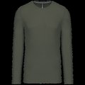 Camiseta básica de manga larga chico Dark Khaki M