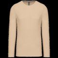 Camiseta básica de manga larga chico Light Sand XL