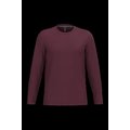 Camiseta básica de manga larga chico Wine M