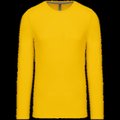 Camiseta básica de manga larga chico Yellow 4XL