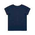 Camiseta para bebé de algodón orgánico Navy 0/3M