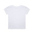 Camiseta para bebé de algodón orgánico White 12/18M