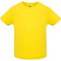 Camiseta de bebé manga corta Amarillo 18 MESES