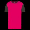 Camiseta bicolor adulto poliéster Sporty Pink / Dark Grey S