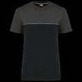 Camiseta bicolor eco Black / Dark Grey S