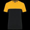 Camiseta bicolor eco Black / Yellow Xxl