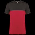 Camiseta bicolor eco Red / Dark Grey S