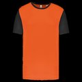 Camiseta bicolor infantil Orange / Black 4/6 Ans