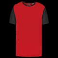 Camiseta bicolor infantil Sporty Red / Black 4/6 Ans