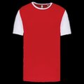 Camiseta bicolor infantil Sporty Red / White 4/6 ans