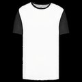 Camiseta bicolor infantil White / Black 6/8 Ans