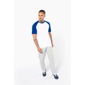 Camiseta bicolor manga corta hombre