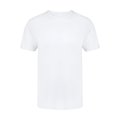 Camiseta Blanca Algodón Sin Costuras Laterales Bla M