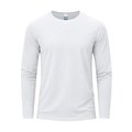 Camiseta Blanca Algodón Manga Larga Bla Xxl