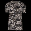 Camiseta camuflaje algodón Grey Camouflage 3Xl