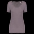 Camiseta de chica con cuello de pico Metal Grey XL
