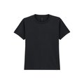 Camiseta clásica infantil de algodón Black M