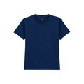 Camiseta clásica infantil de algodón Navy S