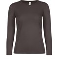 Camiseta clásica manga larga mujer Bear Brown M