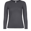 Camiseta clásica manga larga mujer DARK GREY XL