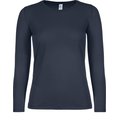 Camiseta clásica manga larga mujer Navy L