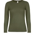 Camiseta clásica manga larga mujer Urban Khaki XS