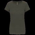 Camiseta Color jaspeado mujer Dark Khaki XXL
