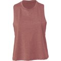 Camiseta Corte corto y holgado mujer Heather Mauve L