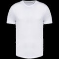 Camiseta Corte regular con dobladillo White XS
