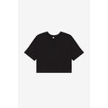 Camiseta crop mujer 100% algodón Black XL