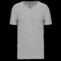Camiseta cuello de pico Color jaspeado Light grey heather 3XL